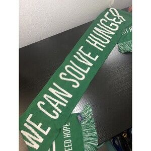 We Can Solve Hunger Fight Hunger Feed Hope Scarf Sports Green Adult Unisex warm